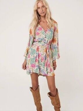 SPELL Collective Boheme Button Through Xxs